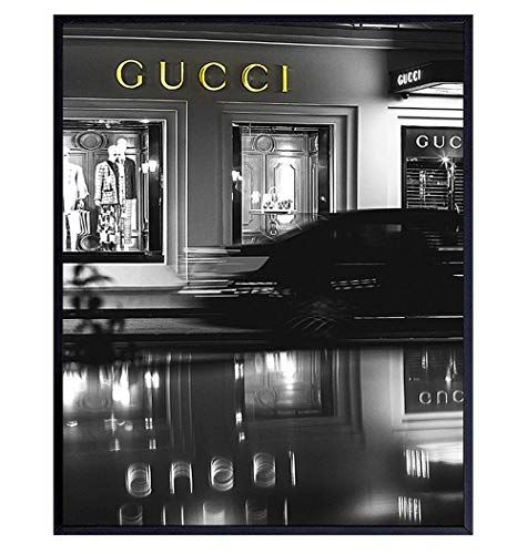 Poster of Gucci Wall Art Decorations - 8x10 Glam Designer Wall Decor - Luxury High Fashion Design... | Amazon (US)