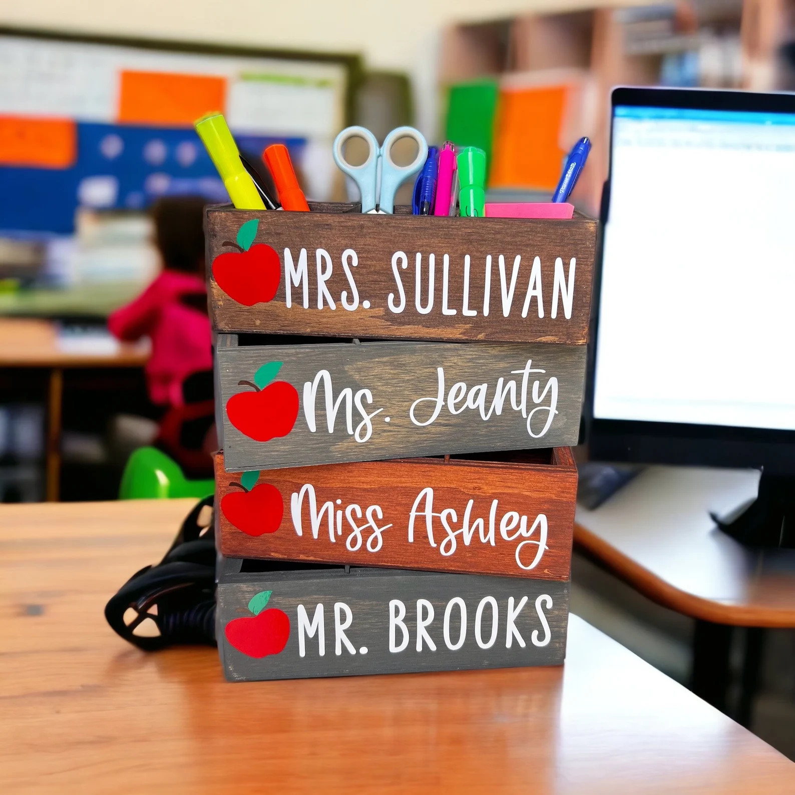 Back to School Teacher Gifts, Teacher Desk Decor, Teacher Appreciation Gifts, Teacher Desk Organi... | Etsy (US)