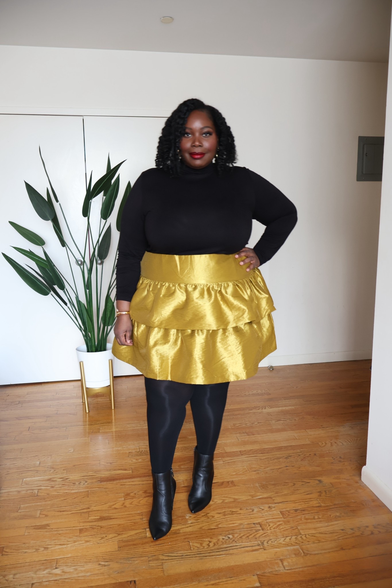 The perfect holiday party skirt. Comes in plus sizes. #walmartfashion 

#LTKOver40 #LTKPlusSize #LTKMidsize