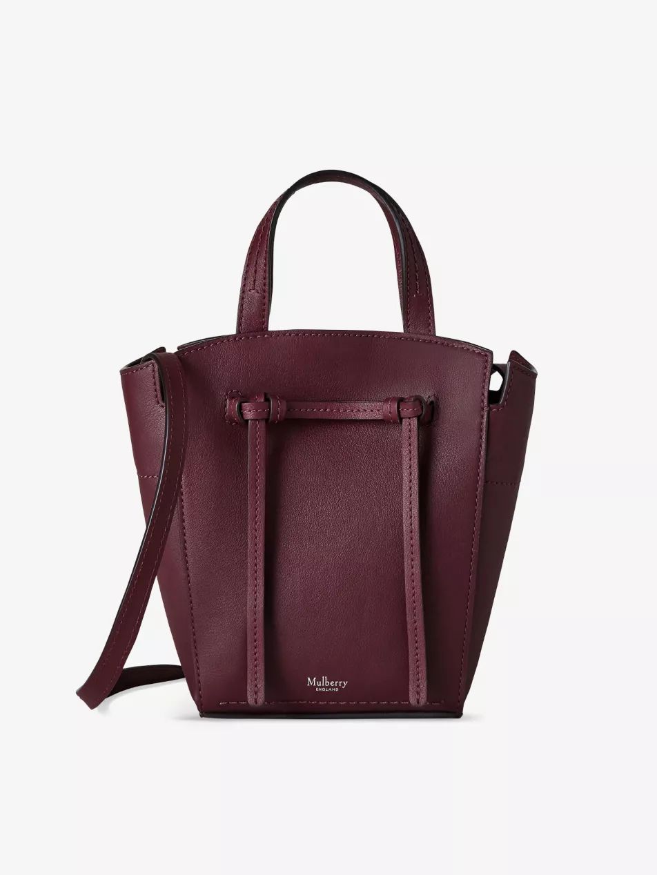 Clovelly mini leather tote bag | Selfridges