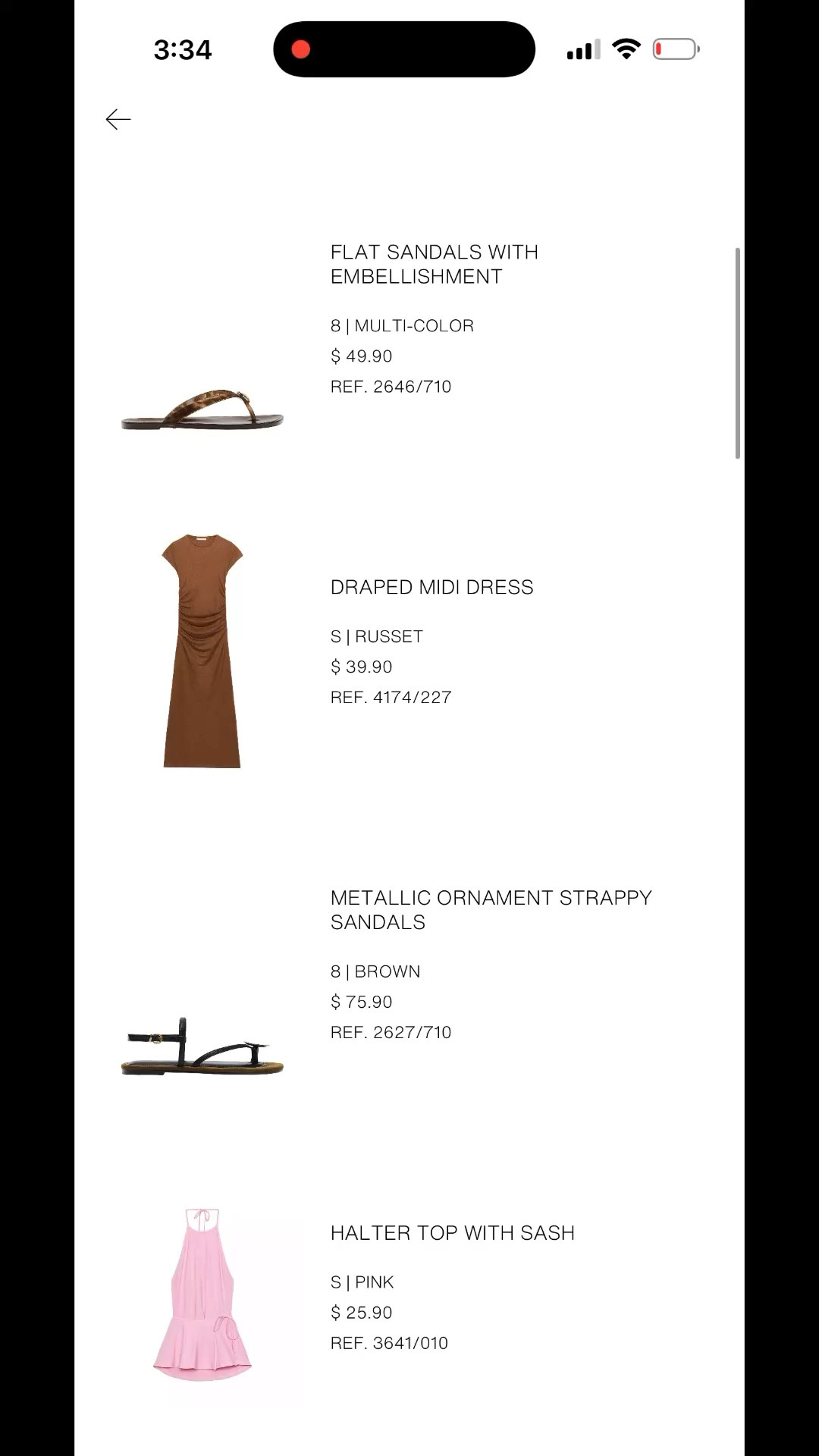 My Zara order 