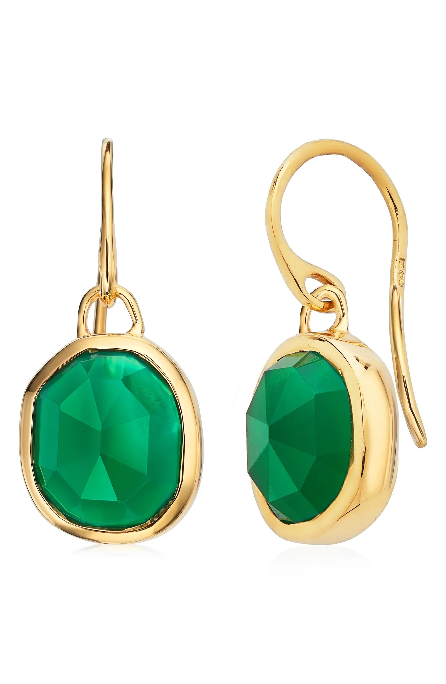 Siren Bezel Set Drop Earrings | Nordstrom