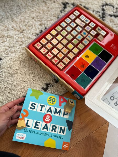 Letter and number and shapes stamp set with stamp & learn notepad!



Toddler 4 year old pre-k activities learning 

#LTKKids #LTKGiftGuide #LTKFindsUnder50