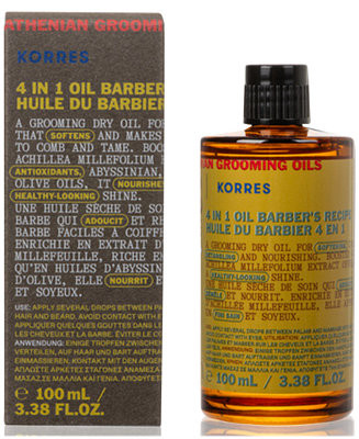 Athenian Grooming Barber's 4-In-1 Grooming Oil, 3.38 oz. | Macy's