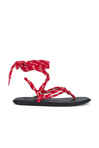 RAYE Lillie Sandal in Red & Black from Revolve.com | Revolve Clothing (Global)