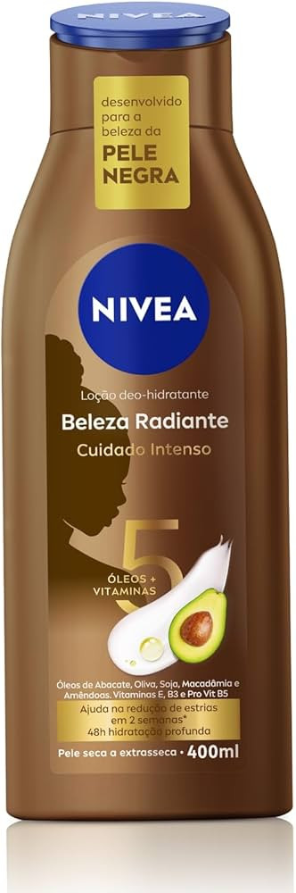 NIVEA Hidratante Desodorante Beleza Radiante Cuidado Intenso 400ml - Desenvolvido especialmente p... | Amazon (BR)