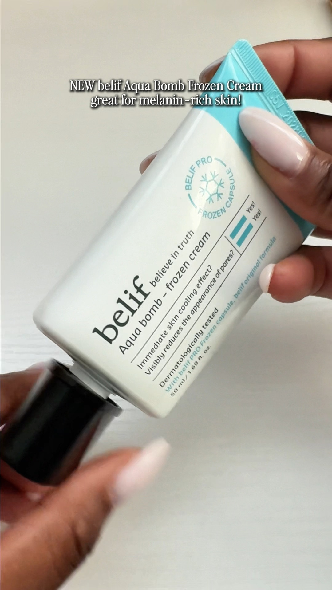 NEW belif Aqua Bomb Frozen Cream great to for melanin-rich skin hydrated 💦

#LTKmorningroutine #LTKselfcare #LTKBeauty