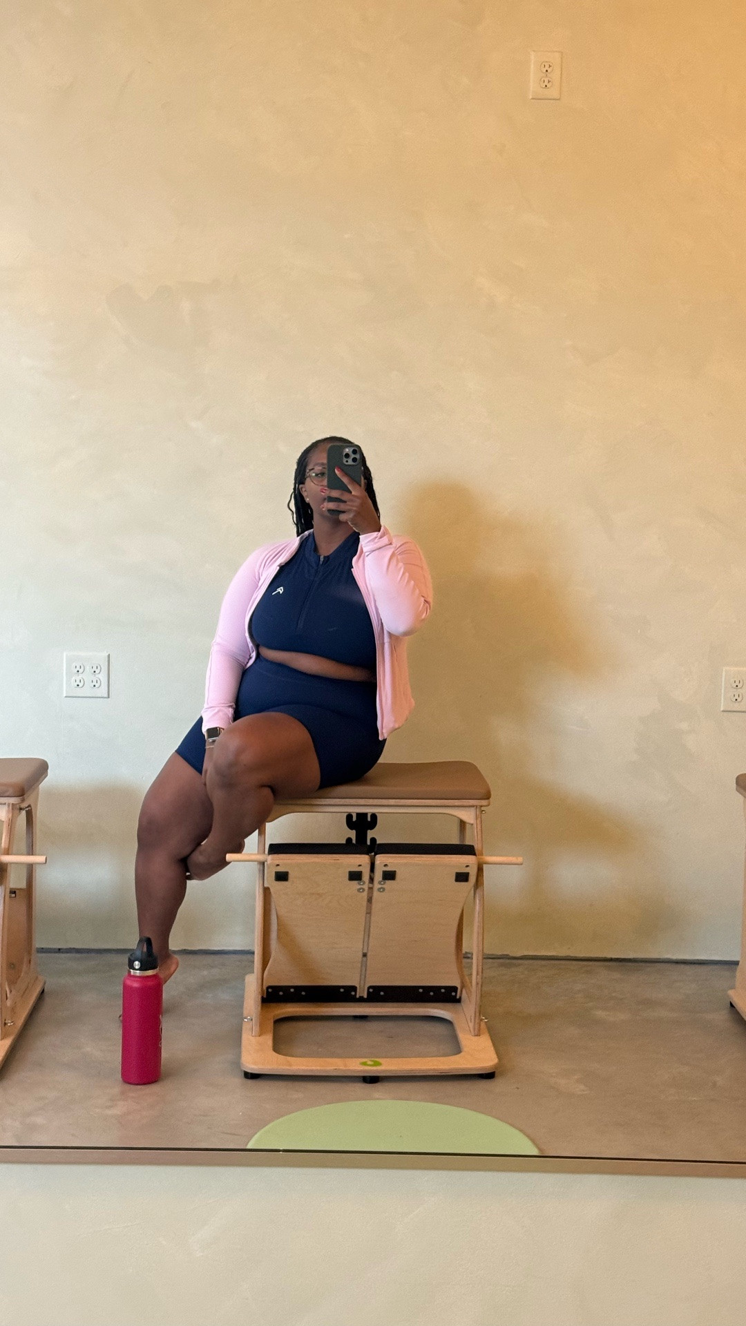 Tried a chair pilates class and the only thing that kept me going was this cute Oner Active Set! 

#LTKfitnessgoals #LTKActive #LTKPlusSize