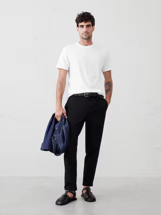 Standard-Fit Premium Wash Crew-Neck T-Shirt | Banana Republic Factory