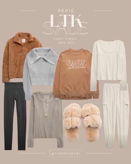 Neutral cozy finds for fall from Aerie 

“AERIELTK25” stacks for an additional 25% off 

#LTKSeasonal #LTKHoliday #LTKSale