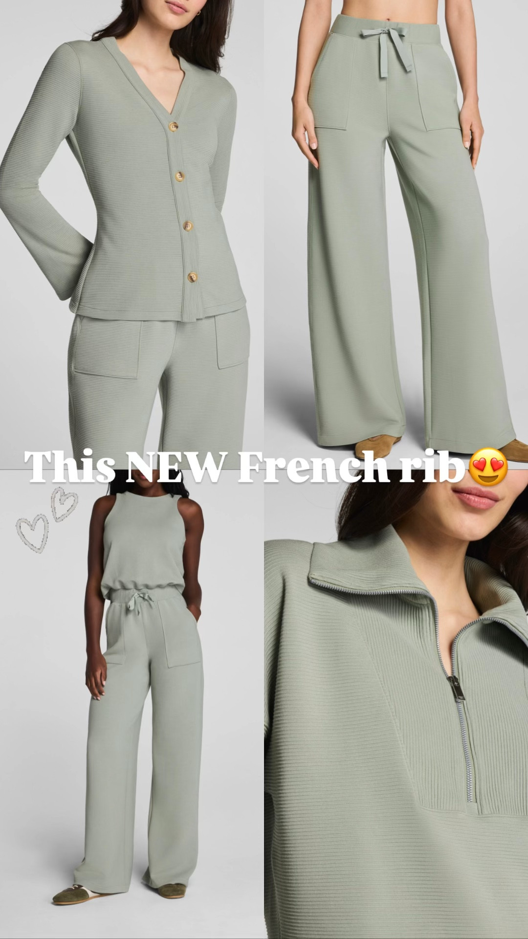 How pretty is this new color too. 
Love the jumpsuit. We wear size small in jumpsuit and pants. In regular length. 
First order? Use code: TWOPEASXSPANX 

#LTKOver40 #LTKmomlife #LTKSeasonal
