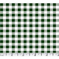 Gingham - Hunter Green Cotton Fabric Ships Fast Free Shipping Available Quilting Sewing Crafts Burgundy Gingham Cotton Printed | Etsy (US)