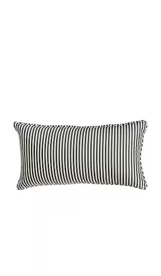 Rectangle Throw Pillow in Laurens Navy Stripe | Revolve Clothing (Global)