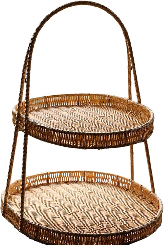 Elegant Fruit Basket to Serve at Special Events, Light brown | Amazon (US)