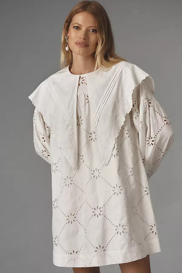 Candice Collared Mini Dress | Anthropologie (US)