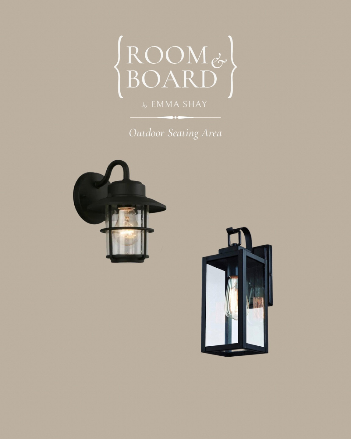 Outdoor lights for the garage 

#LTKhome