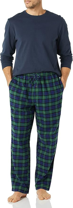 Amazon Essentials Men's Flannel Pajama Set (Available in Big & Tall) | Amazon (US)