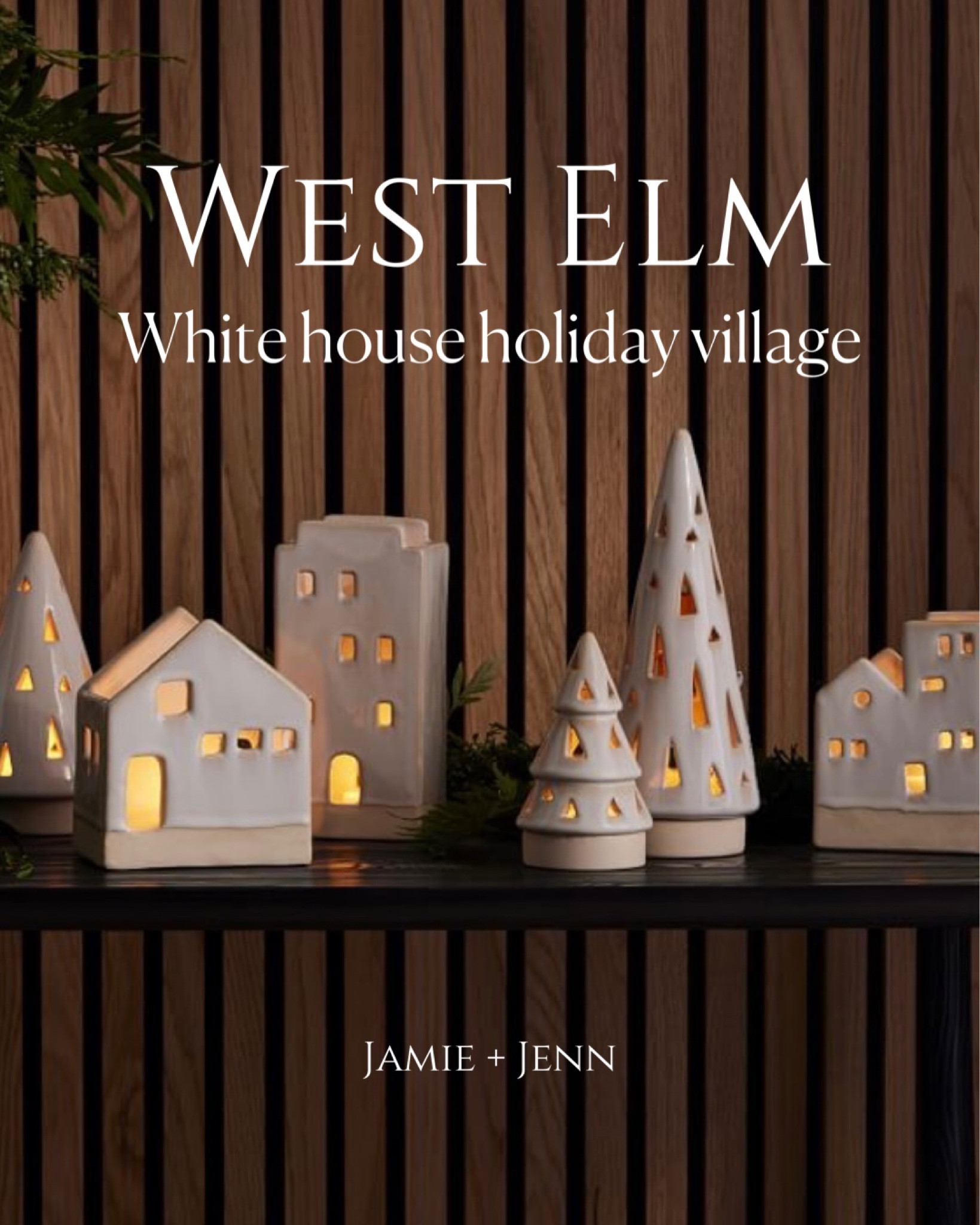 The white house holiday village by West Elm…it’s the perfect addition to your holiday decor 🌲 

#holiday #decor #Christmas #styling #home

#LTKSeasonal #LTKhome #LTKHoliday