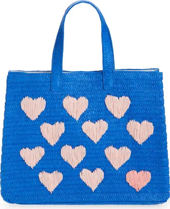 btb Los Angeles Be Mine Straw Tote | Nordstrom | Nordstrom
