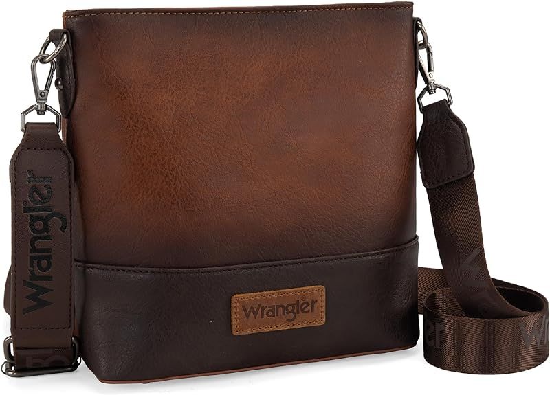 Wrangler Two Tone Crossbody Bags Women Purses and Handbags | Amazon (US)