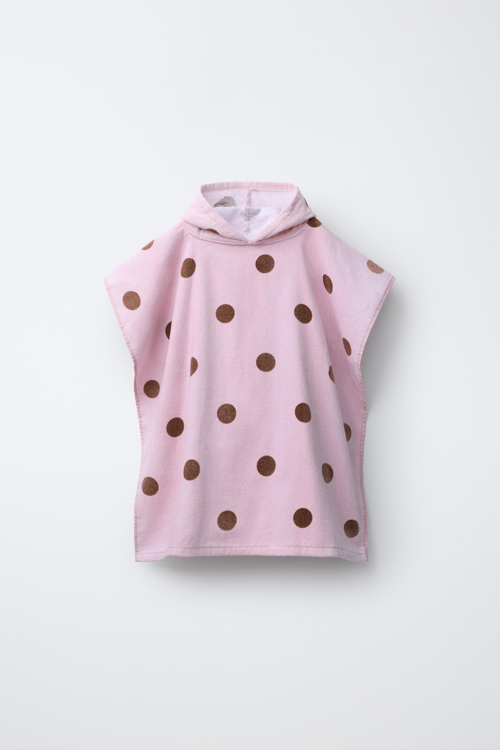 POLKA DOT TOWEL PONCHO | Zara UK