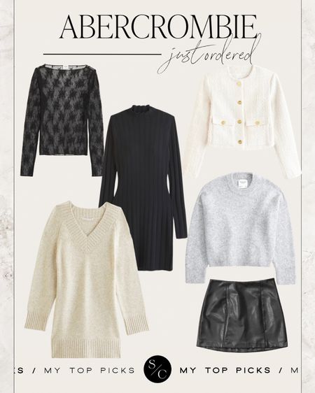 Just Ordered from Abercrombie!

Neutral outfits, fall style, fall outfit, work outfit, workwear, date night outfit, sweater weather, grey sweater, sweater dress, faux leather skirt, Abercrombie 

#LTKSeasonal #LTKworkwear #LTKfindsunder100
