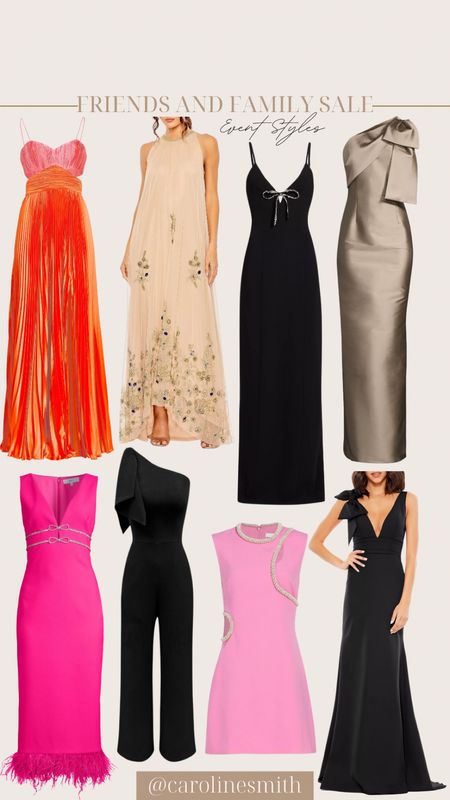 Saks Friends and Family Sale

Event dresses, pink, black dress, gown, wedding guest, spring wedding, mother of the bride, mother of the groom 

#LTKsalealert #LTKGala #LTKwedding