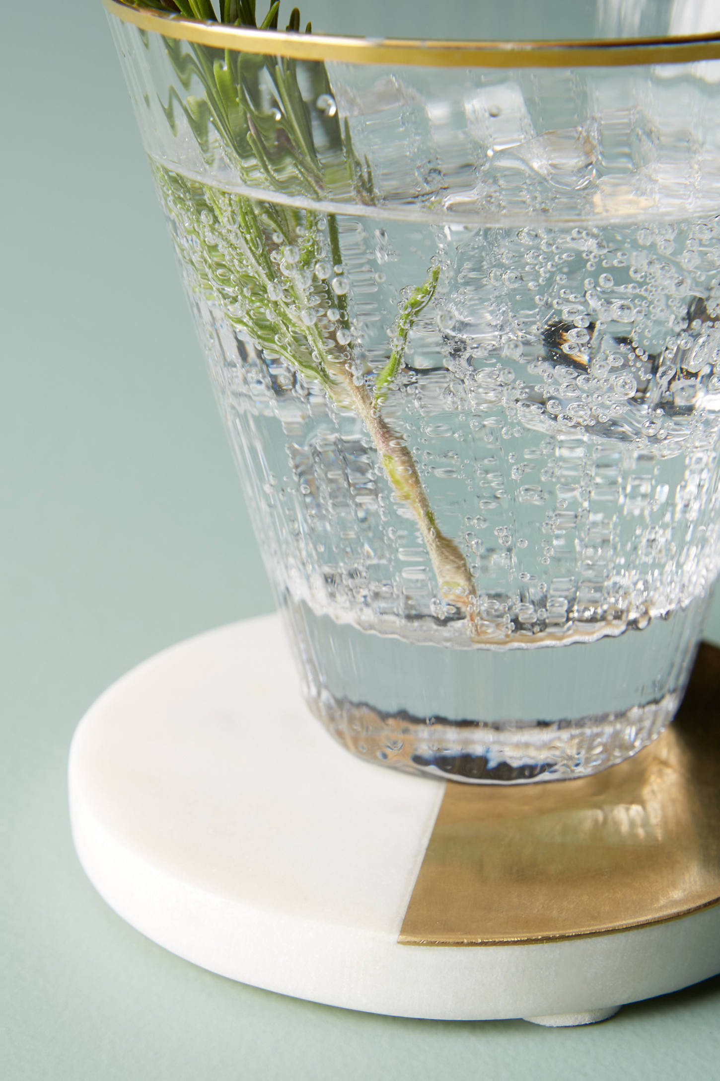 Brass Inlay Coaster | Anthropologie (US)