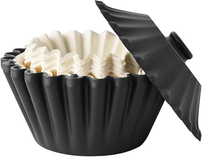 Basket Coffee Filter Holder Storage-Container - Coffee Bar Counter Accessories Decor Pour Over Pa... | Amazon (US)