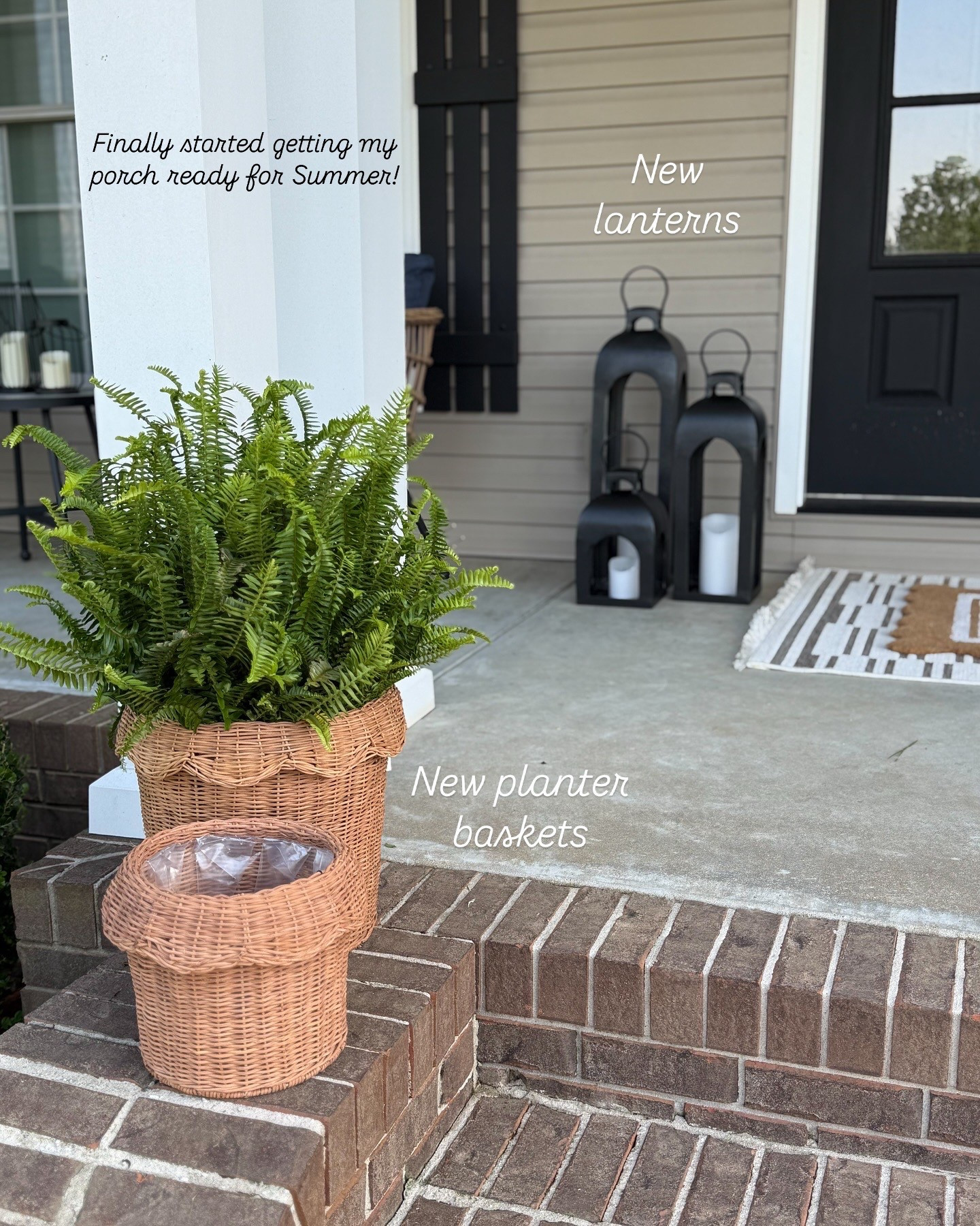 Getting my front porch ready for Spring & Summer! 

#LTKHome #LTKSeasonal #LTKOver40