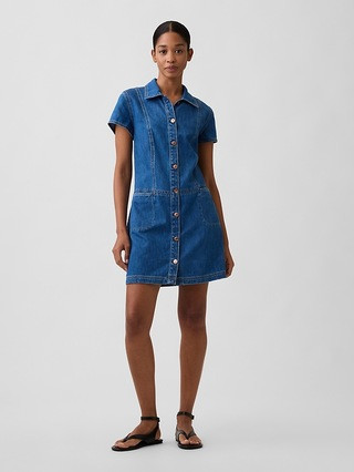 Denim Mini Dress | Gap Factory