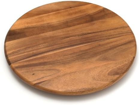 Lipper International Acacia Wood 18" Lazy Susan Kitchen Turntable | Amazon (US)