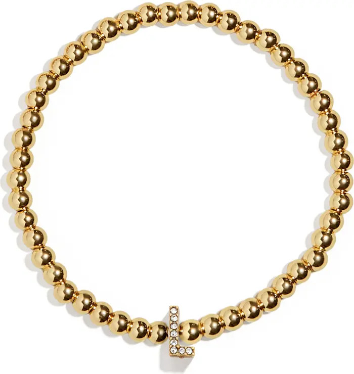 BaubleBar Pisa Pavé Initial Bracelet | Nordstrom | Nordstrom