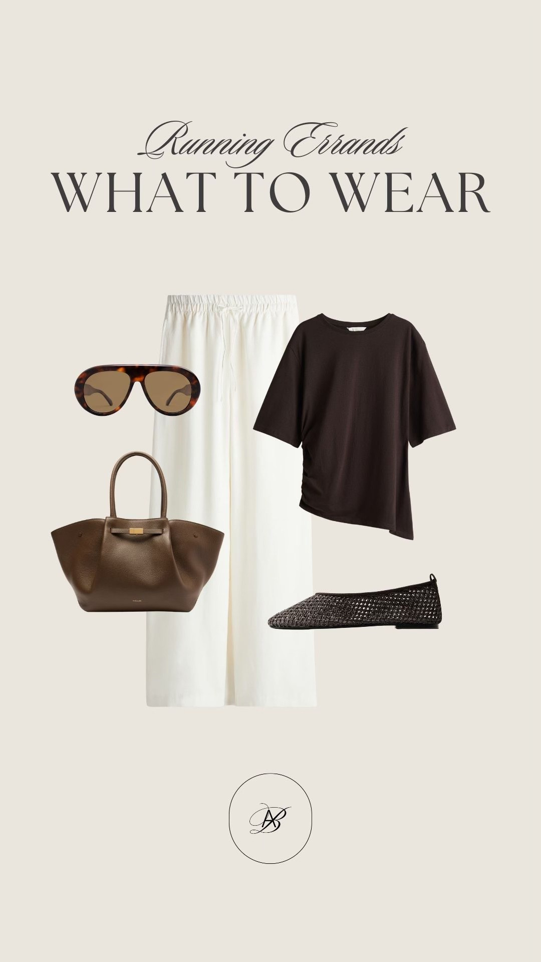 Outfit Inspo: Running Errands 🤎

outfit inspo, casual outfit idea, errands outfit idea, elevated casual outfit, everyday look, brown top, brown flats, white linen pants outfit 

#LTKootd #LTKSeasonal