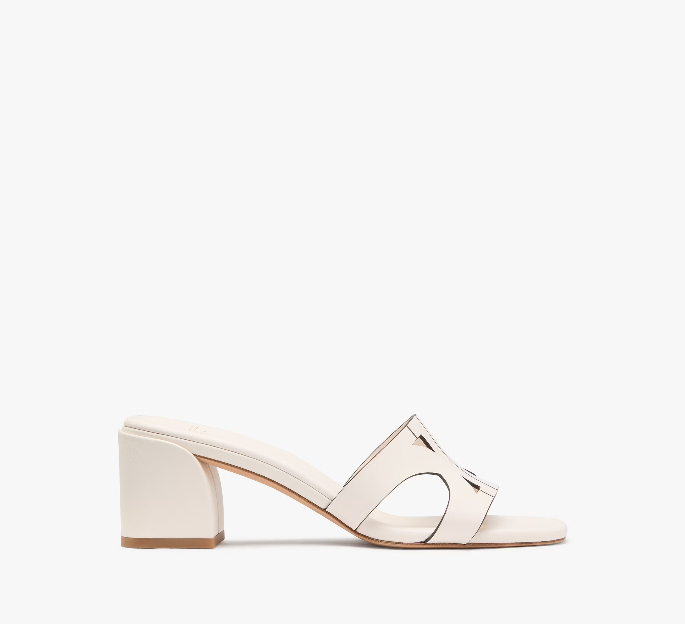 Kate Spade Duo Block Heel Sandals, Cream - 8.5 | Kate Spade (US)