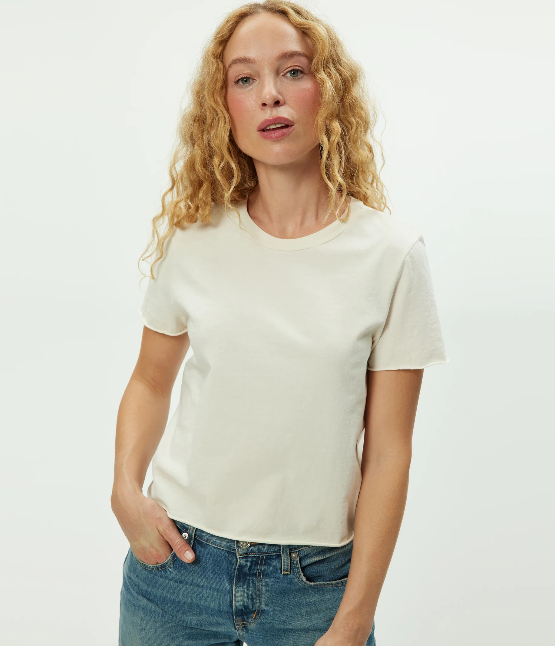 Variant options: Jackie Crewneck Tee | MichaelStars.com