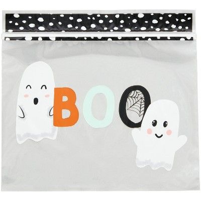 Wilton 20ct Plastic Boo Resealable Treat Bags | Target