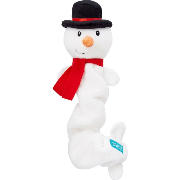 Frisco Holiday Snowman Bungee Plush Squeaky Dog Toy, Small/Medium | Chewy.com