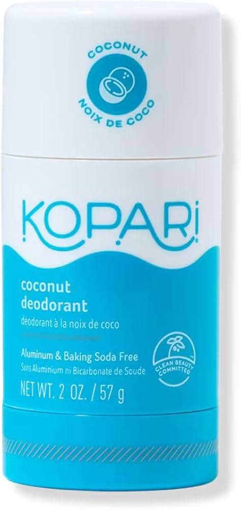 Kopari Aluminum Free Deodorant with Organic Coconut Oil, Original Scent, 2.0 oz | Amazon (US)