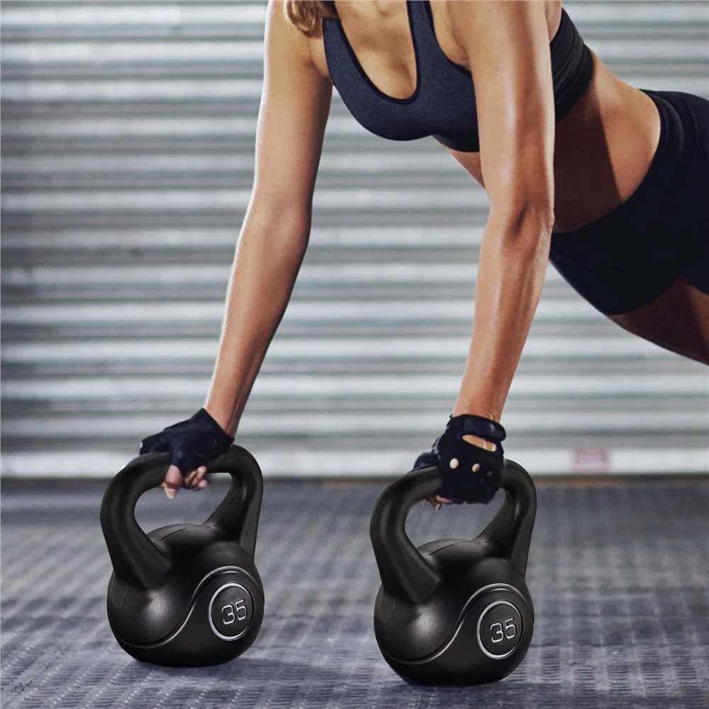 Yaheetech 35lbs Kettlebell Weights for Home Gym Kettle Bell Exercise | Bed Bath & Beyond