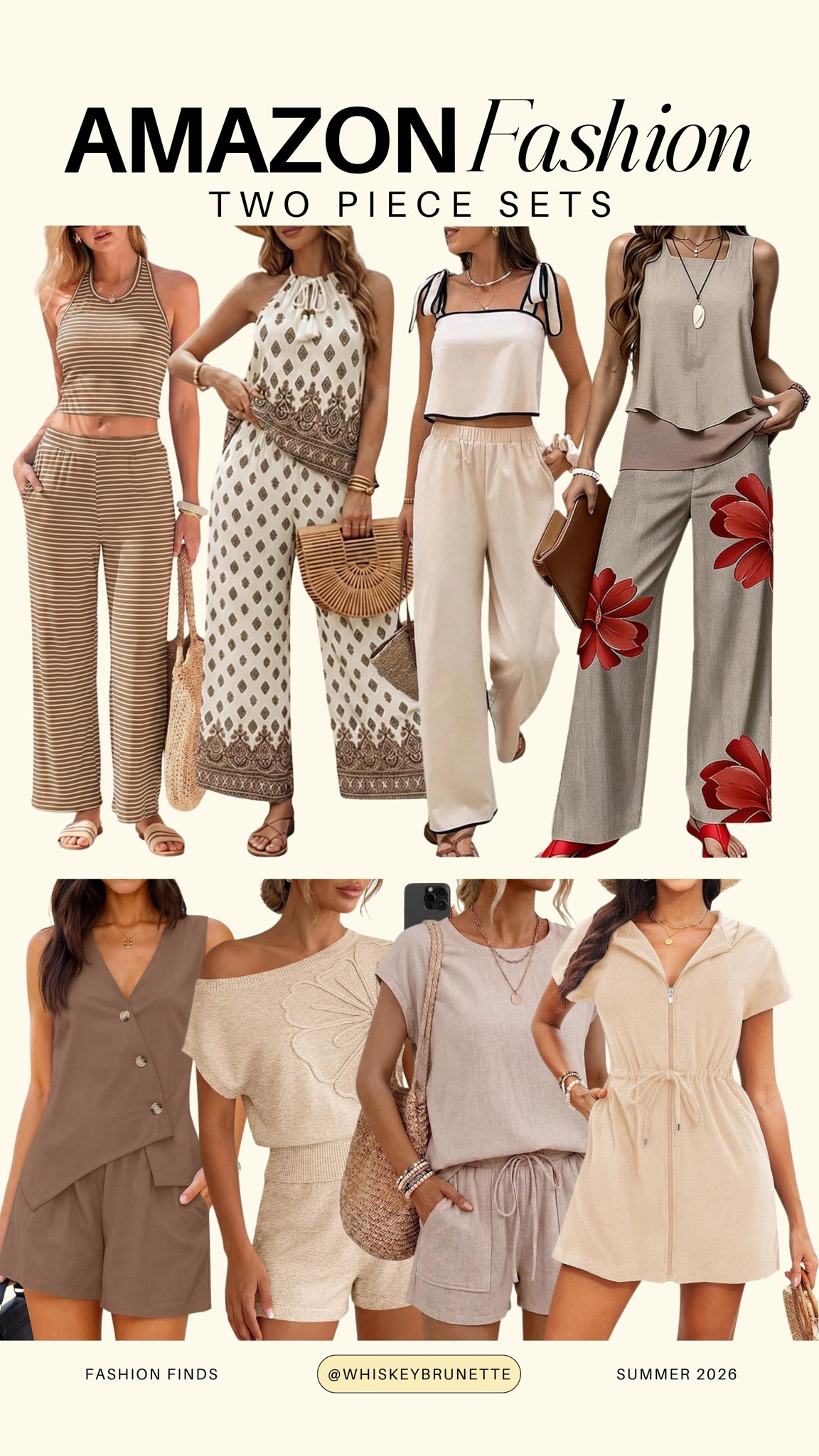 Amazon two piece summer sets

linen two piece set
crop top and skirt set
matching shorts and top set
ribbed knit two piece set
button down and shorts set
flowy skirt and top set
cropped tank and wide leg set
beachy two piece outfit set
casual summer matching set

#LTKSeasonal #LTKootd #LTKSaleAlert