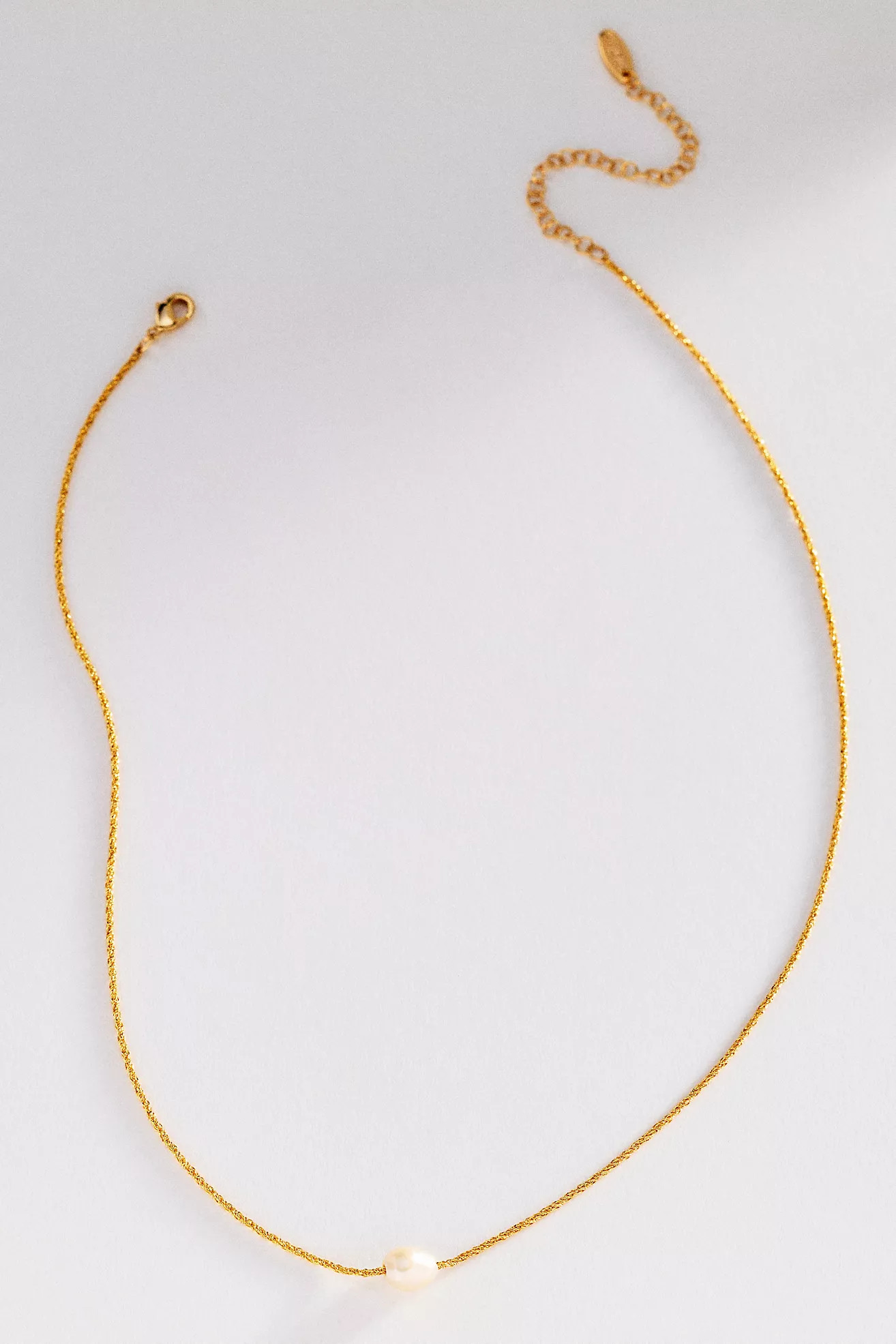 Delicate Pearl Pendant Necklace | Anthropologie (US)