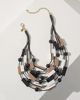 Modern Multi-Strand Short Necklace | Chico's