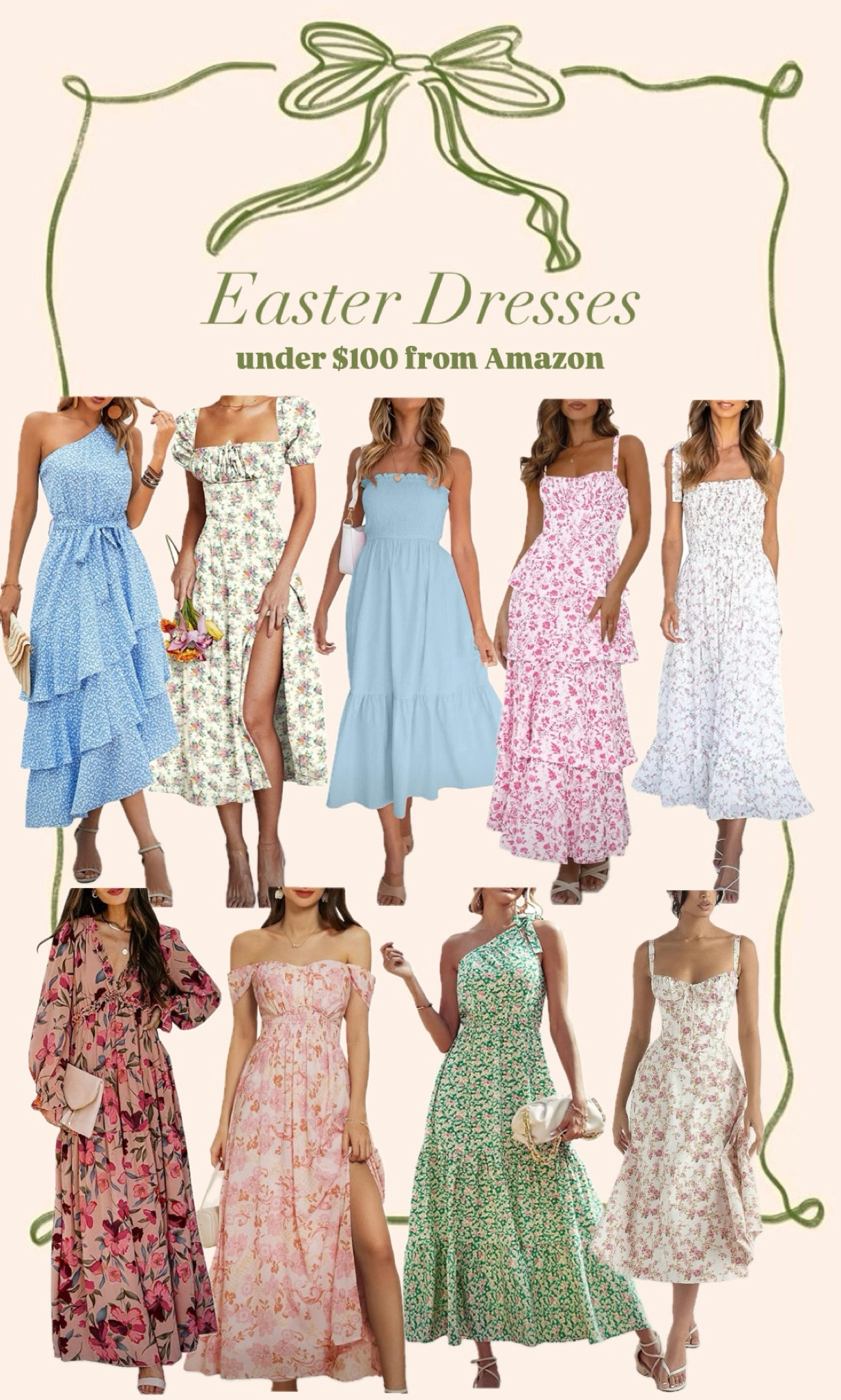 EASTER DRESSES 🐣💐 Easter dress, Easter outfit, spring dress, spring dresses, spring outfit, spring outfits, springtime, spring time, floral dress, floral dresses, floral mini dress, floral mini dresses, floral midi dress, floral midi dresses, floral maxi dress, floral maxi dresses, bridal shower dress, bridal shower dresses, bridal shower outfit, brunch dress, brunch dresses,

#LTKFindsUnder100 #LTKSeasonal