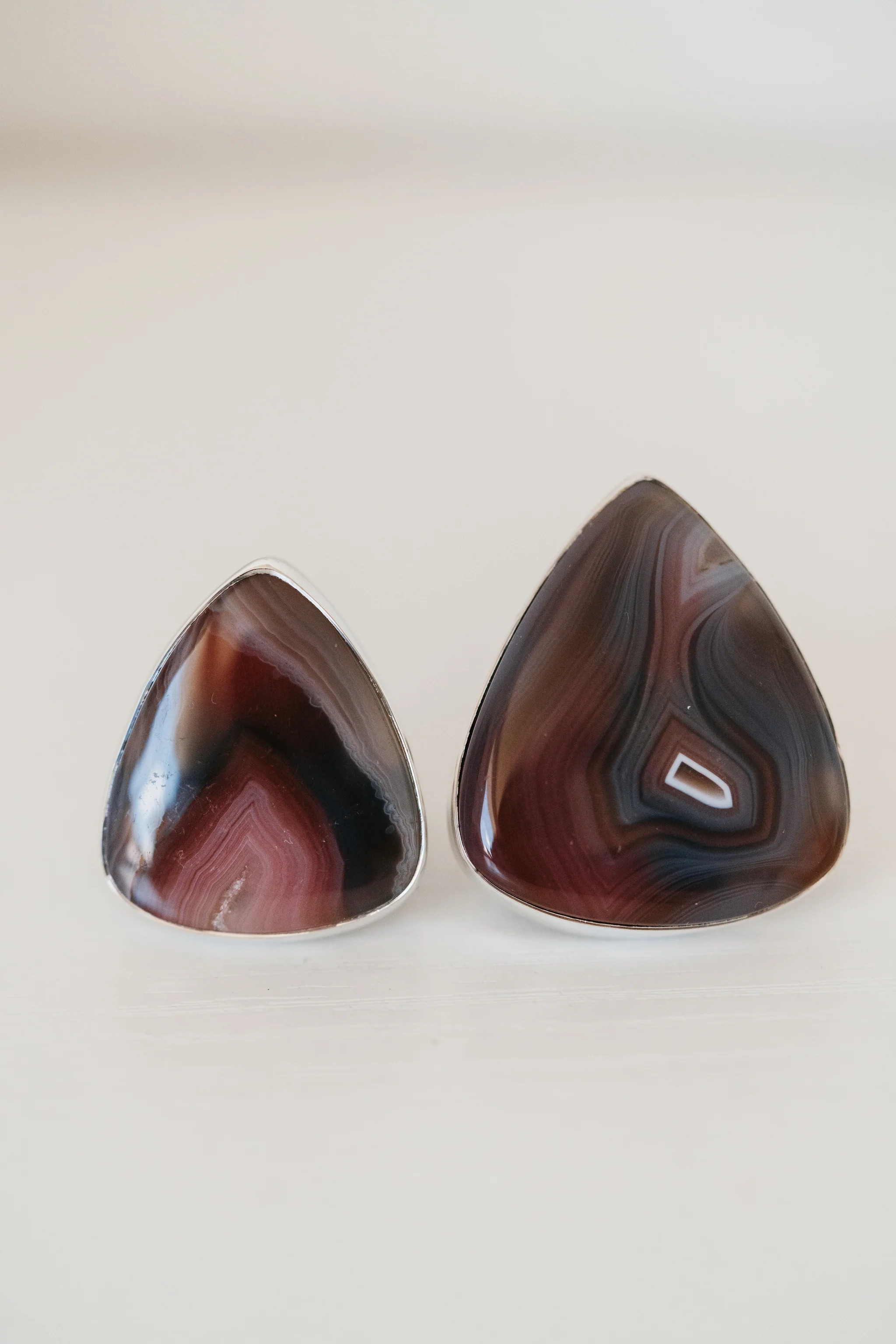 Ruby Falls Ring | Botswana Agate | Goldie Lew Jewelry