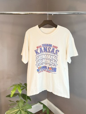 Vintage 2002 Kansas University KU Basketball NCAA Tournament Shirt Size Large | eBay AU