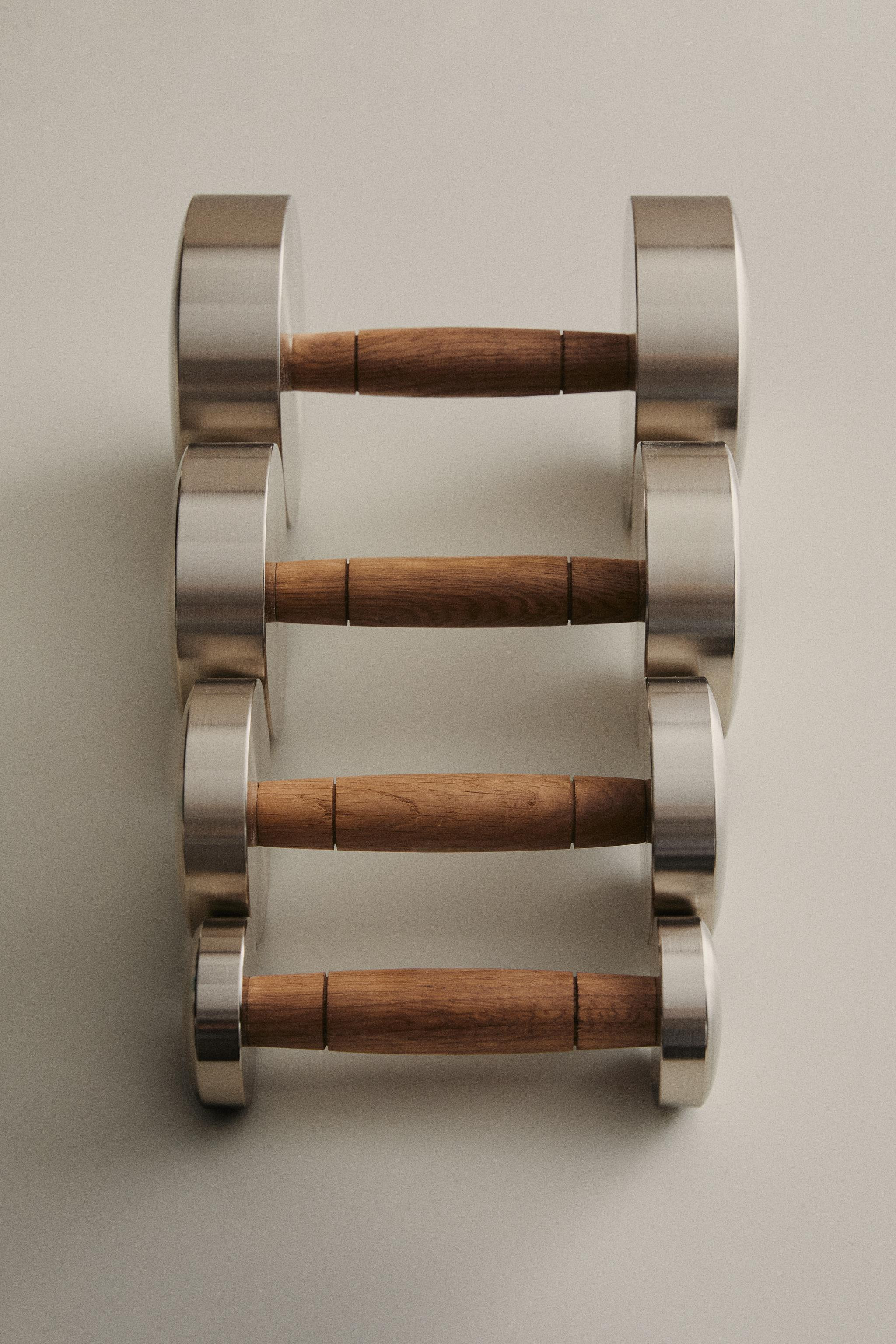 OAK WOOD AND STEEL DUMBBELL | Zara US