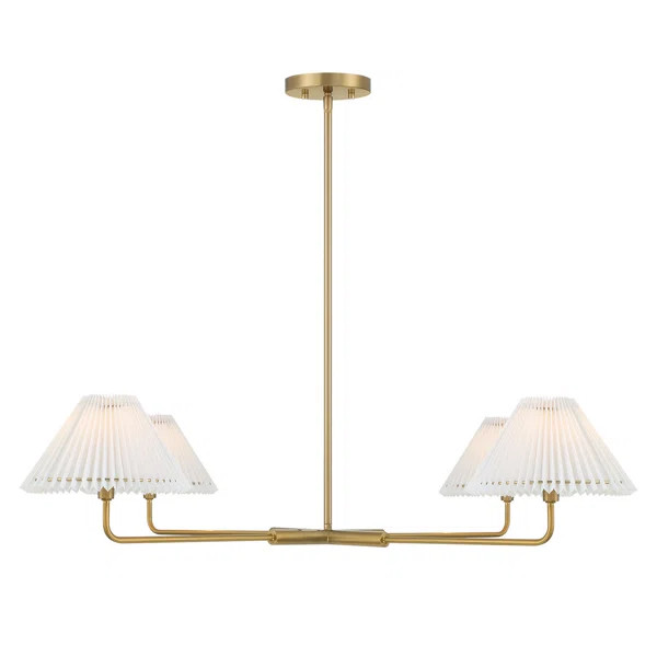 Pearson 4 - Light Dimmable Sputnik Modern Linear Chandelier | Wayfair North America