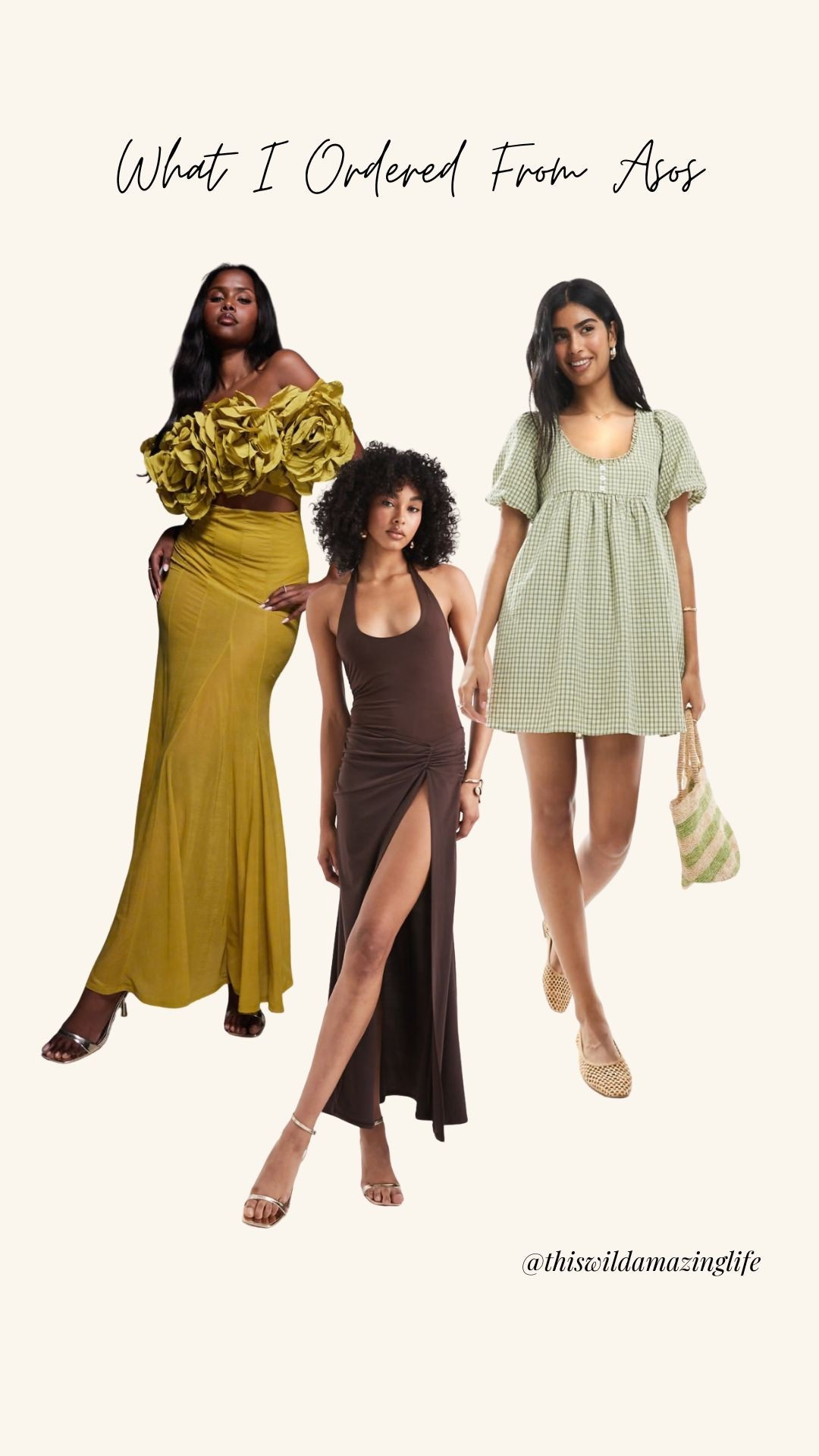 My recent ASOS order 

#LTKParties #LTKMidsize #LTKSeasonal