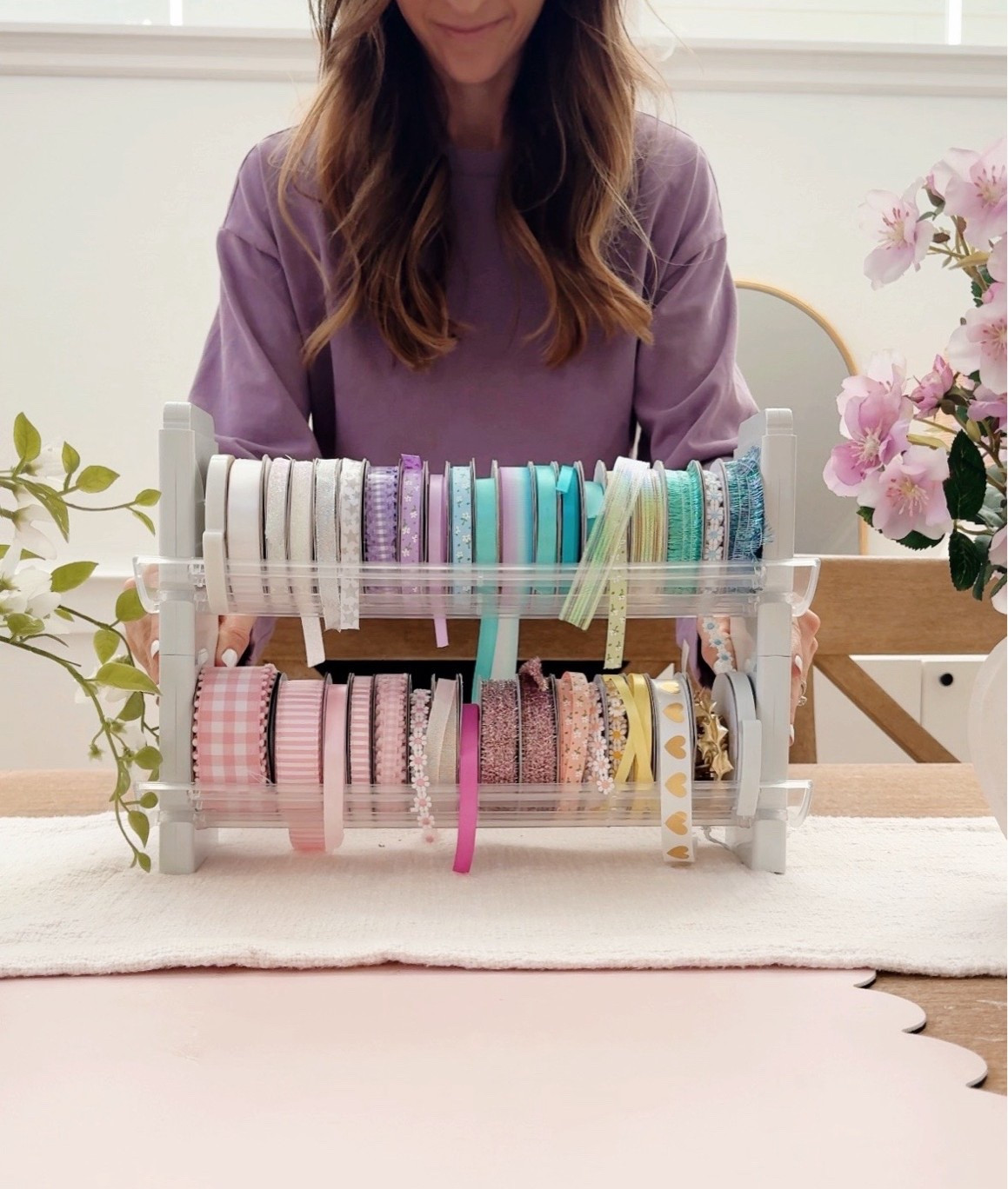 My glorious ribbon holder that even be stackable - long fav supply I use all the time

#LTKHome #LTKSeasonal